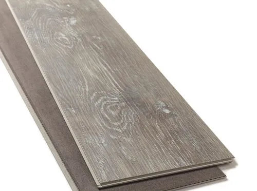 1220x182mm SPC vinyl planks 100% waterproof with wood-effect design and porcelain wall and floor tiles
