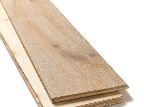 Deep Brushed Wide Plank Engineered White Oak Flooring