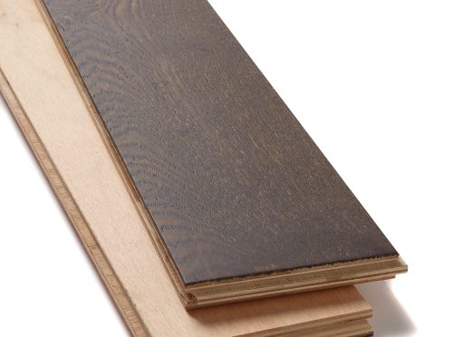 Smoked Brushed & Lacquered White Oak Flooring