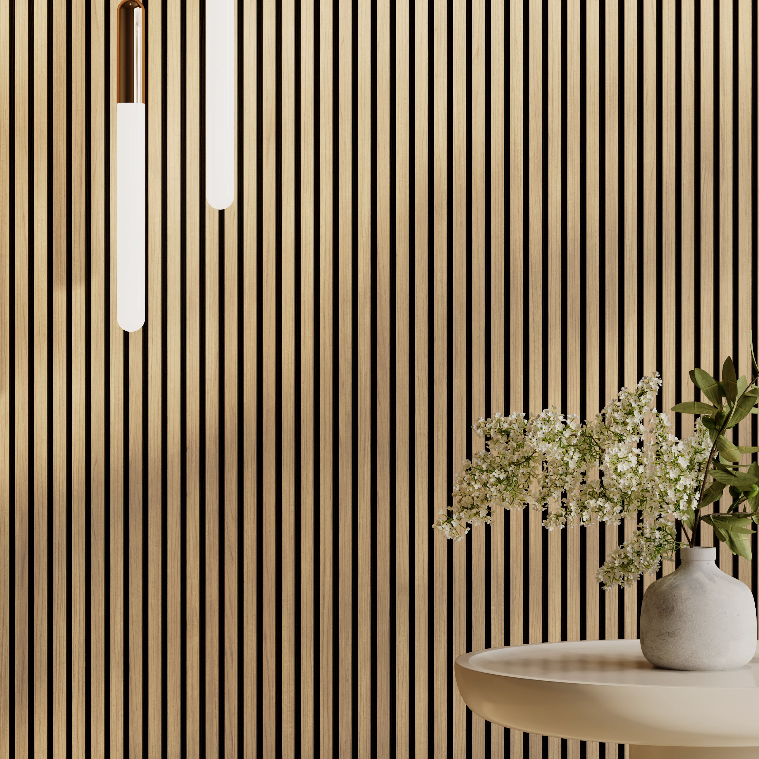 Oak Acoustic Wall Panels | premium Wooden slat Panels