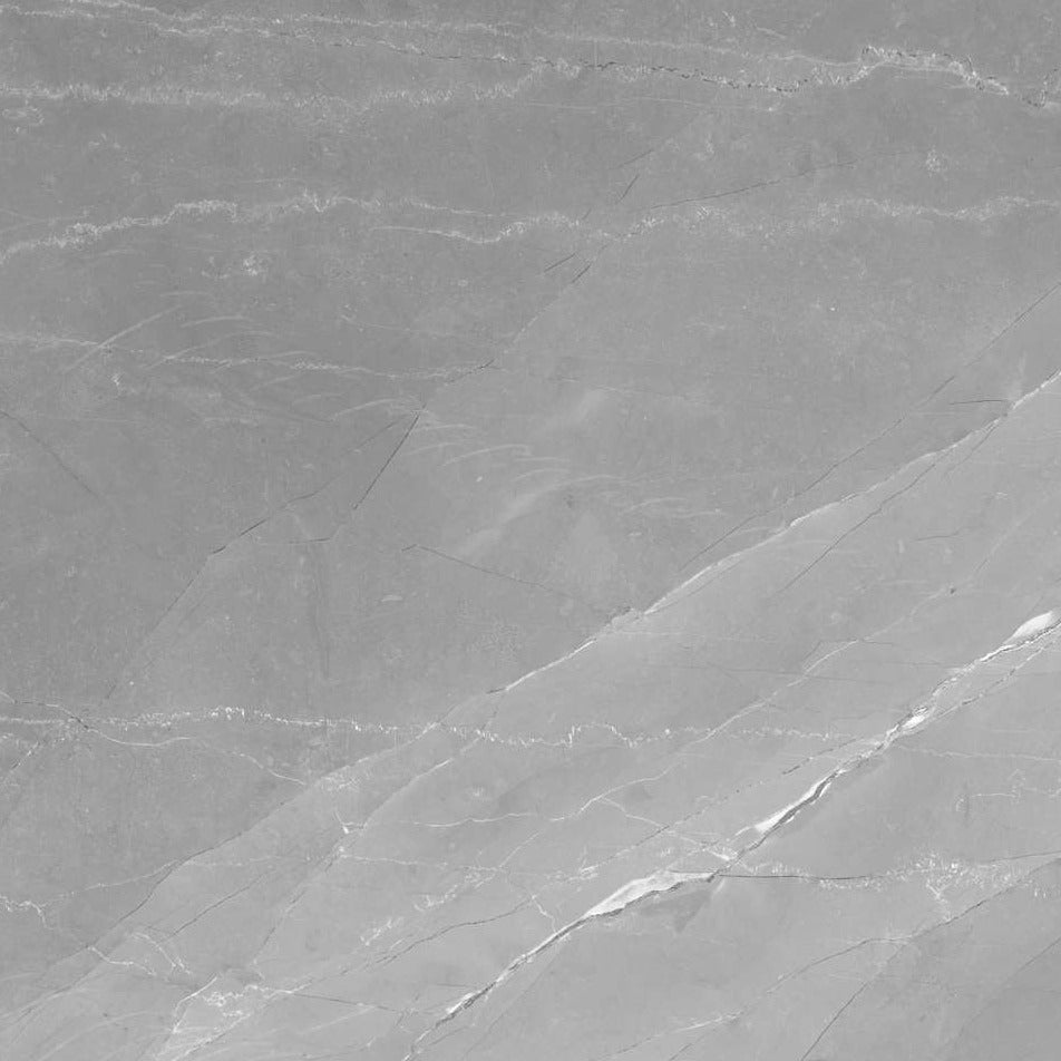 Armani Imperial Grey Polished Marble tile.