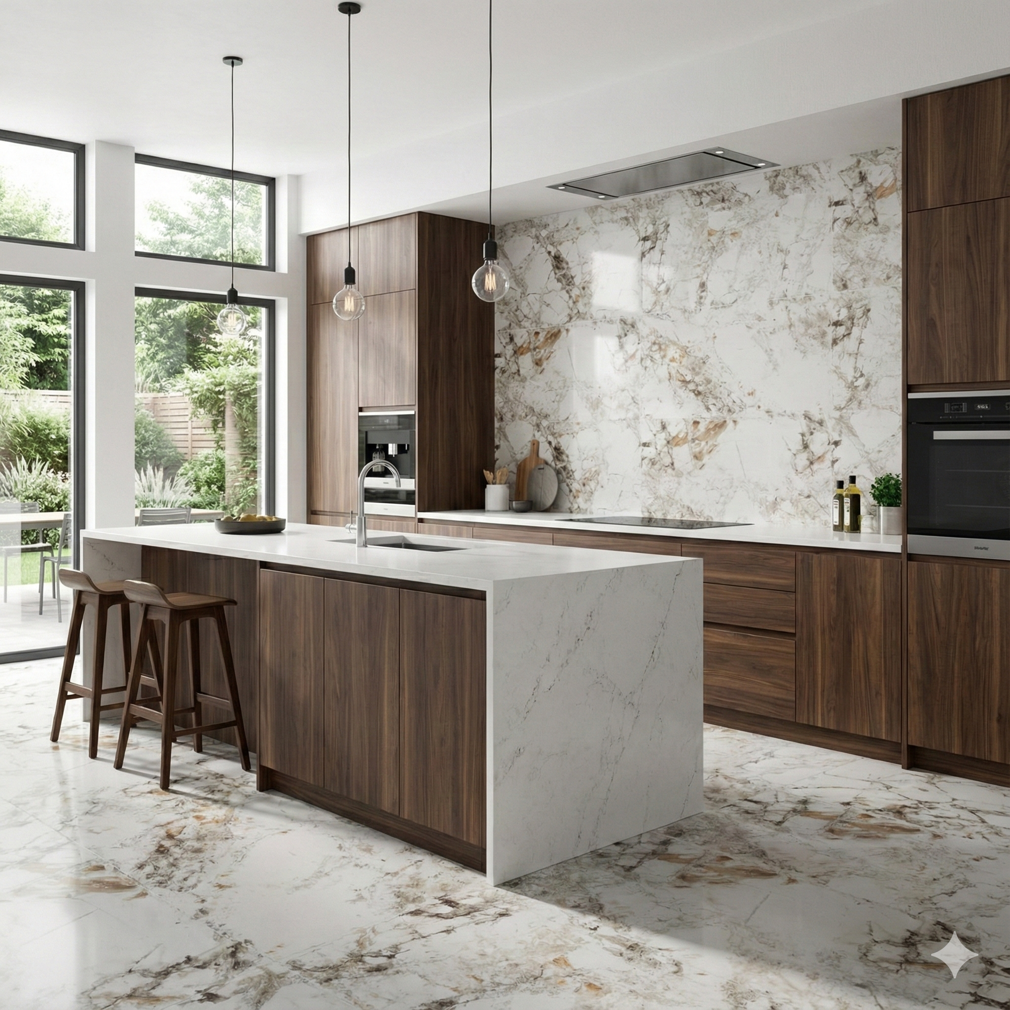 Zebra Polished Porcelain White Floor Tiles