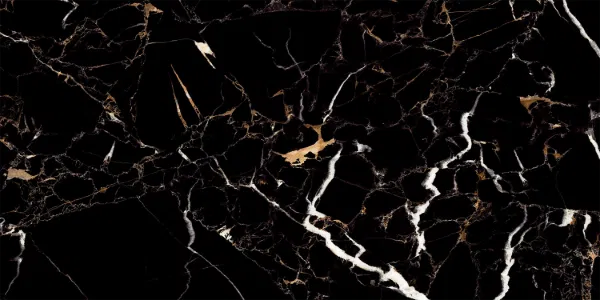 Golden Bordeaux Black Marble Effect Tiles