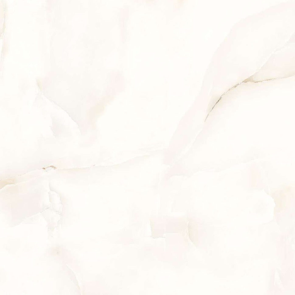 Shining Onyx White floor ceramic tiles.