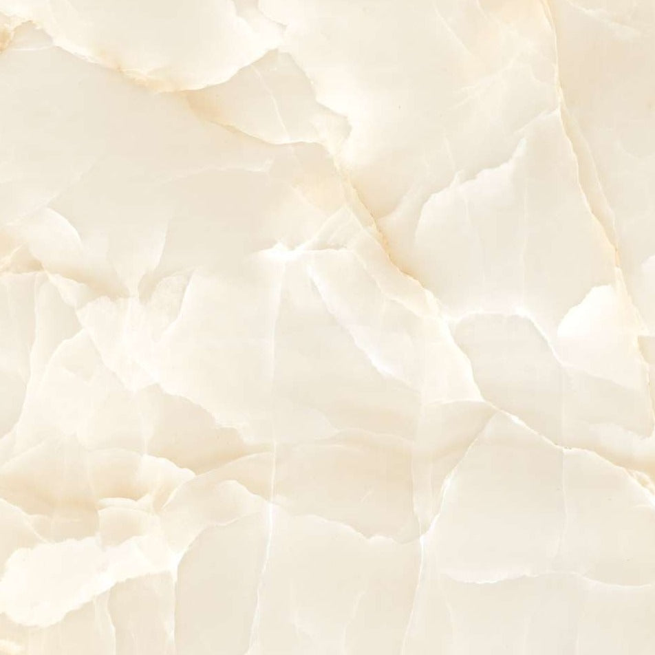 Photo of pearl onyx gold floor tiles.