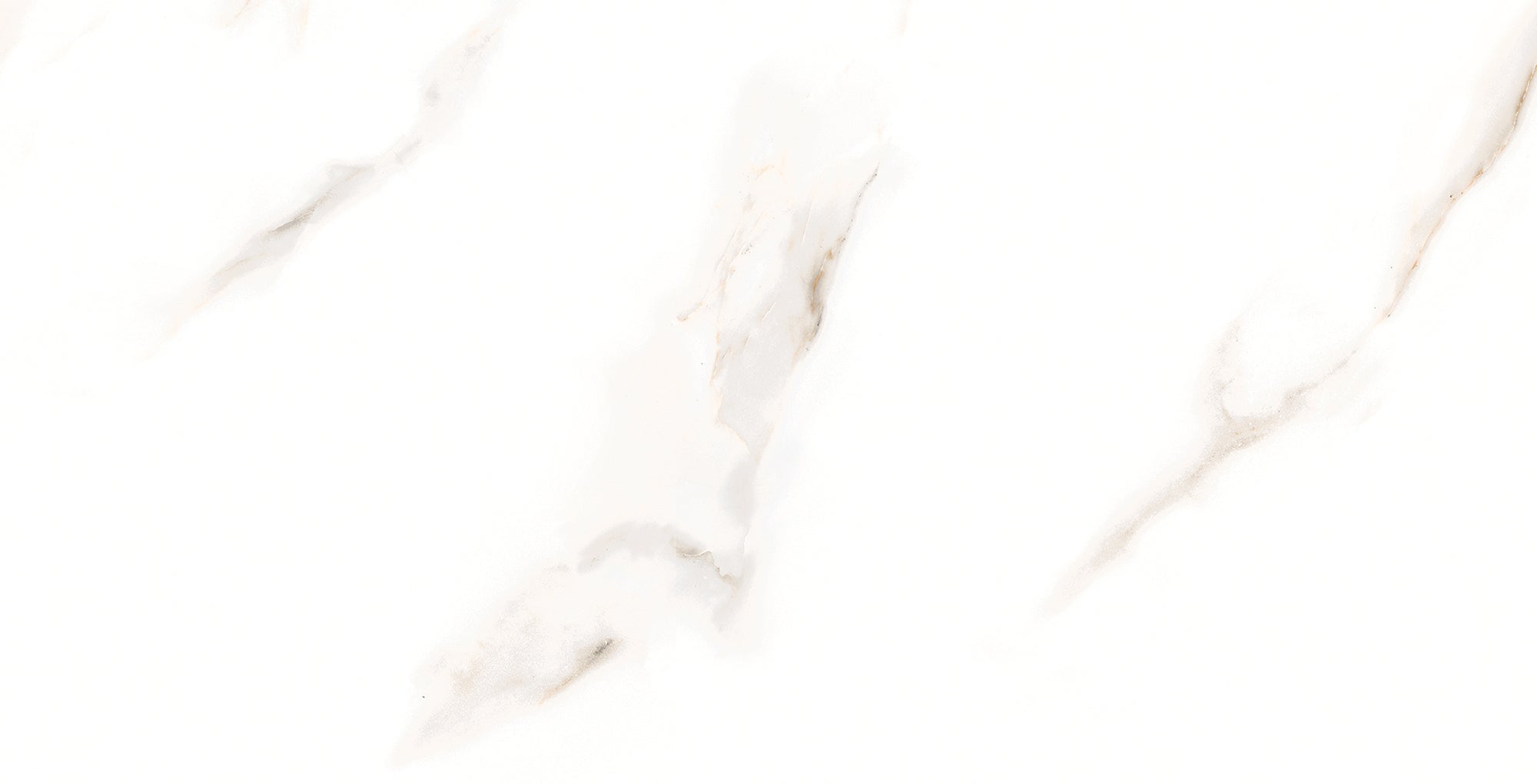 Apuan Statuario marble style porcelain tiles with minimal grout lines for high-end interior design.