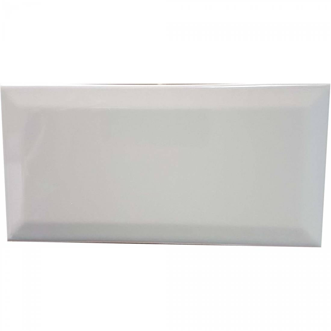 Biselado Grey Gloss Bevelled Decorative Wall Tiles