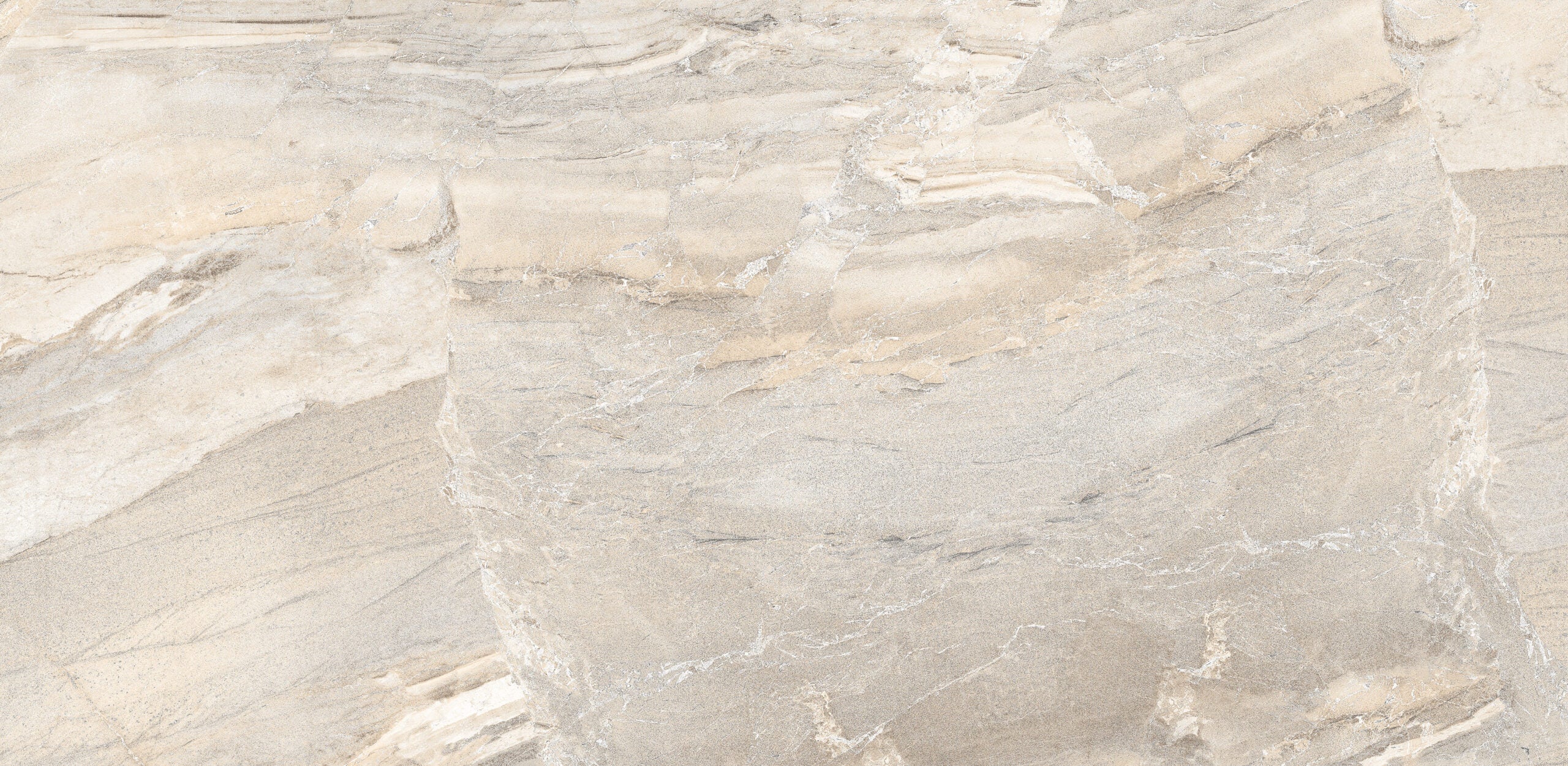 Contemporary porcelain wall and floor tiles with polished geometric marble design.