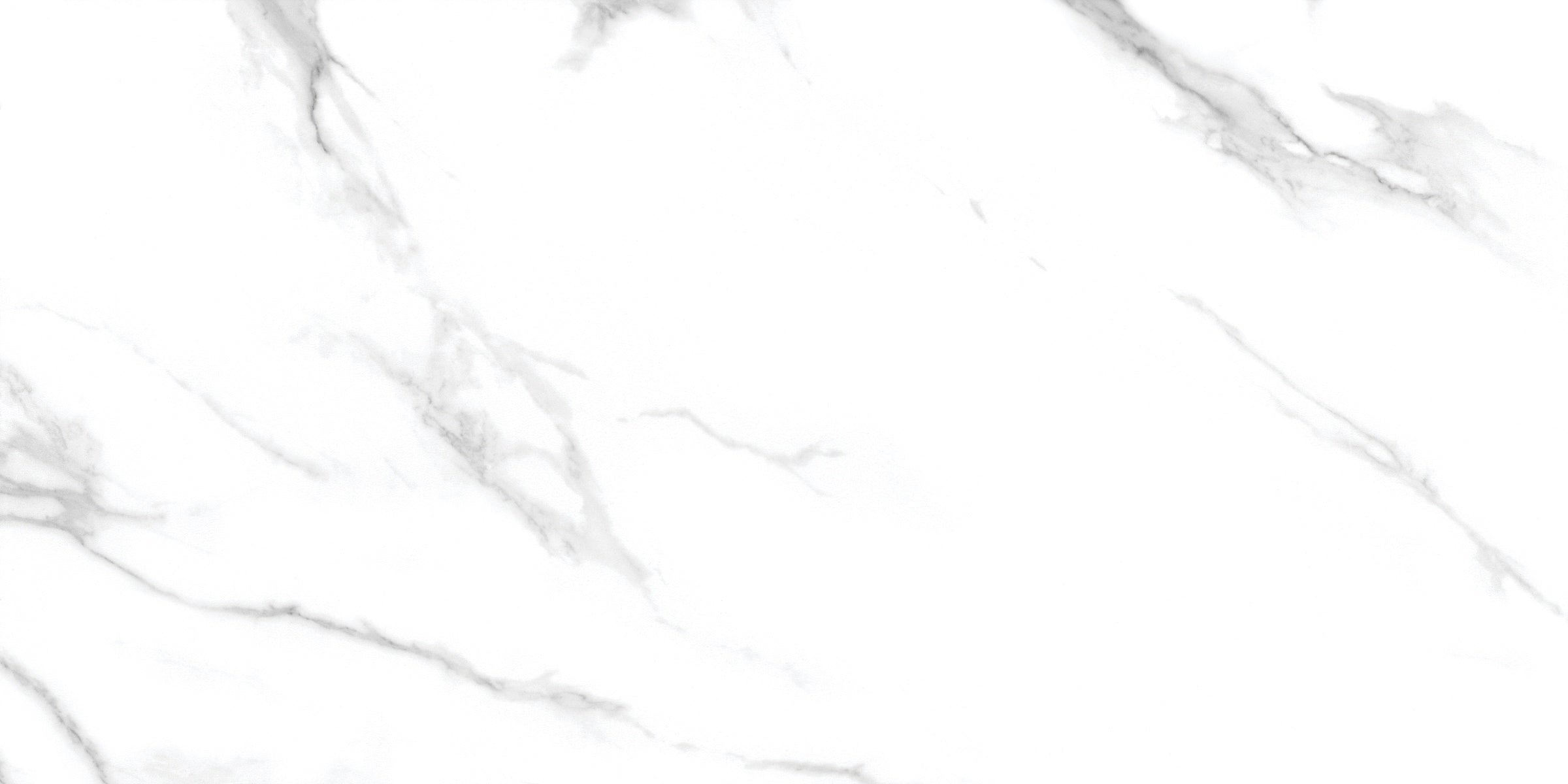 Contemporary Statuario Crystal porcelain wall and floor tiles with reflective gloss surface.