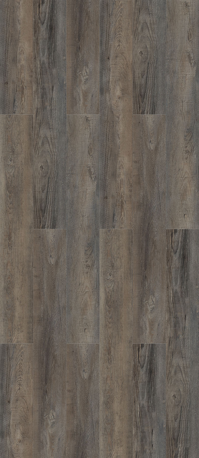 Dark Mahogany Brown 6.5mm LVT SPC Flooring in plank format for residential and commercial spaces