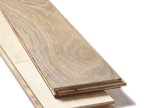 Durable smoked grey engineered wood panel with natural grain, Porcelain Wall And Floor Tiles aesthetic
