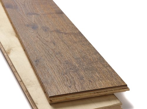 Durable engineered wood panel flooring with 6mm wear layer, 20mm thickness, and hard wax oil finish