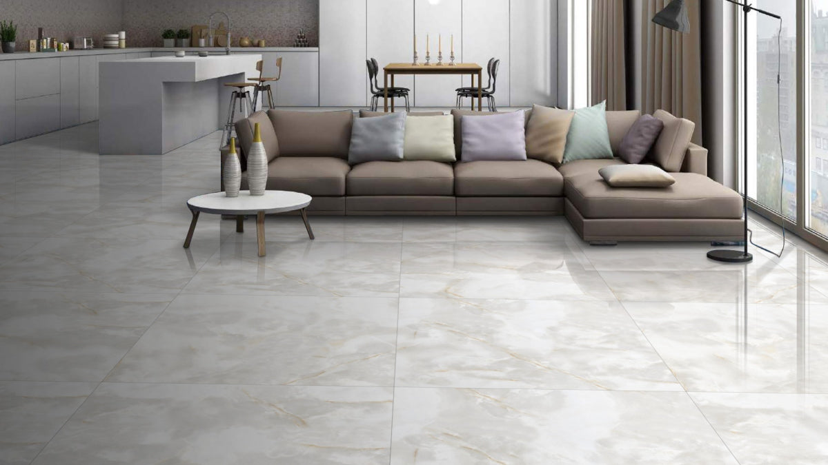 RUBY ONYX- Marble effect polished rectified tile