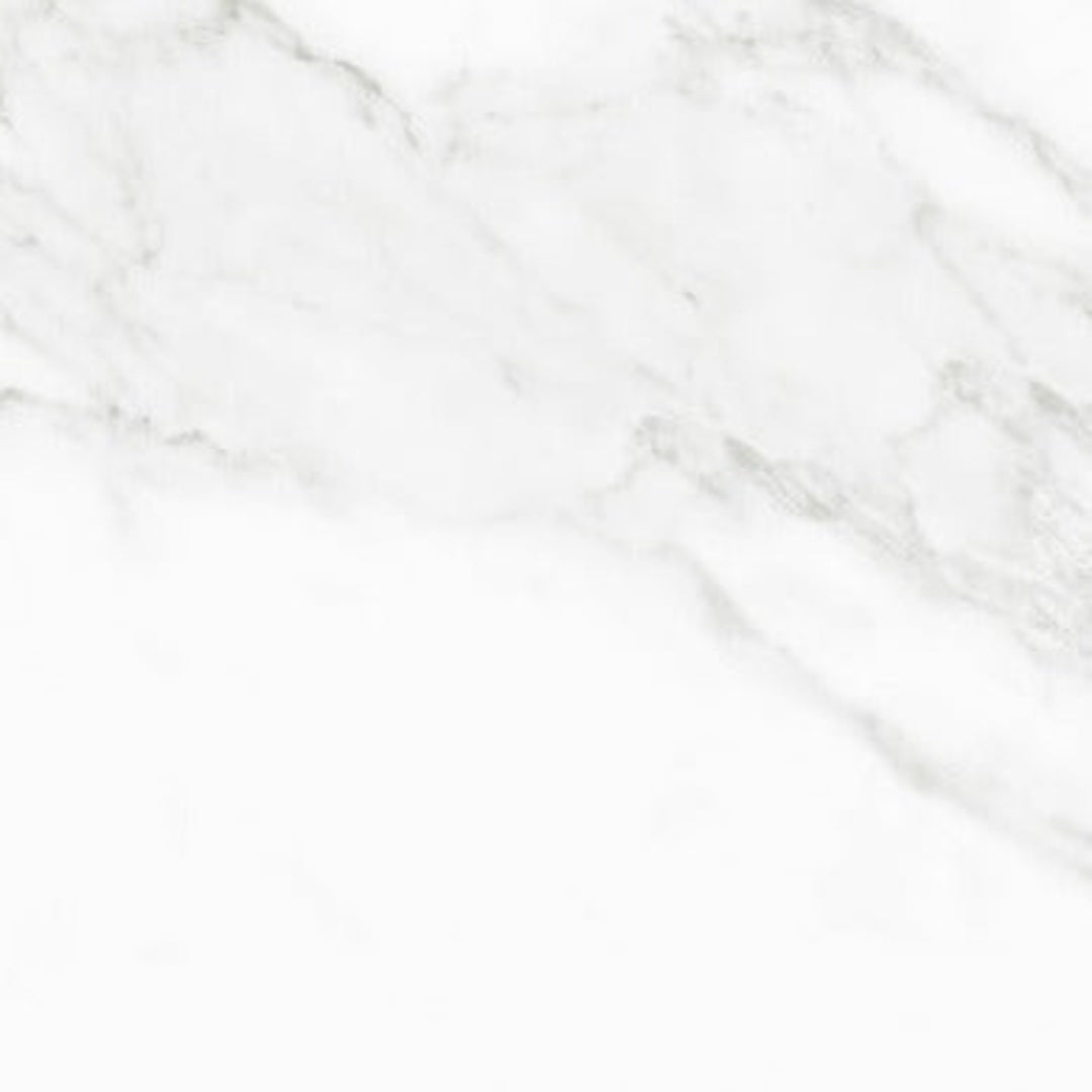Glossy Satvario Bianco Marble Effect Porcelain Wall And Floor Tiles for kitchens and bathrooms.
