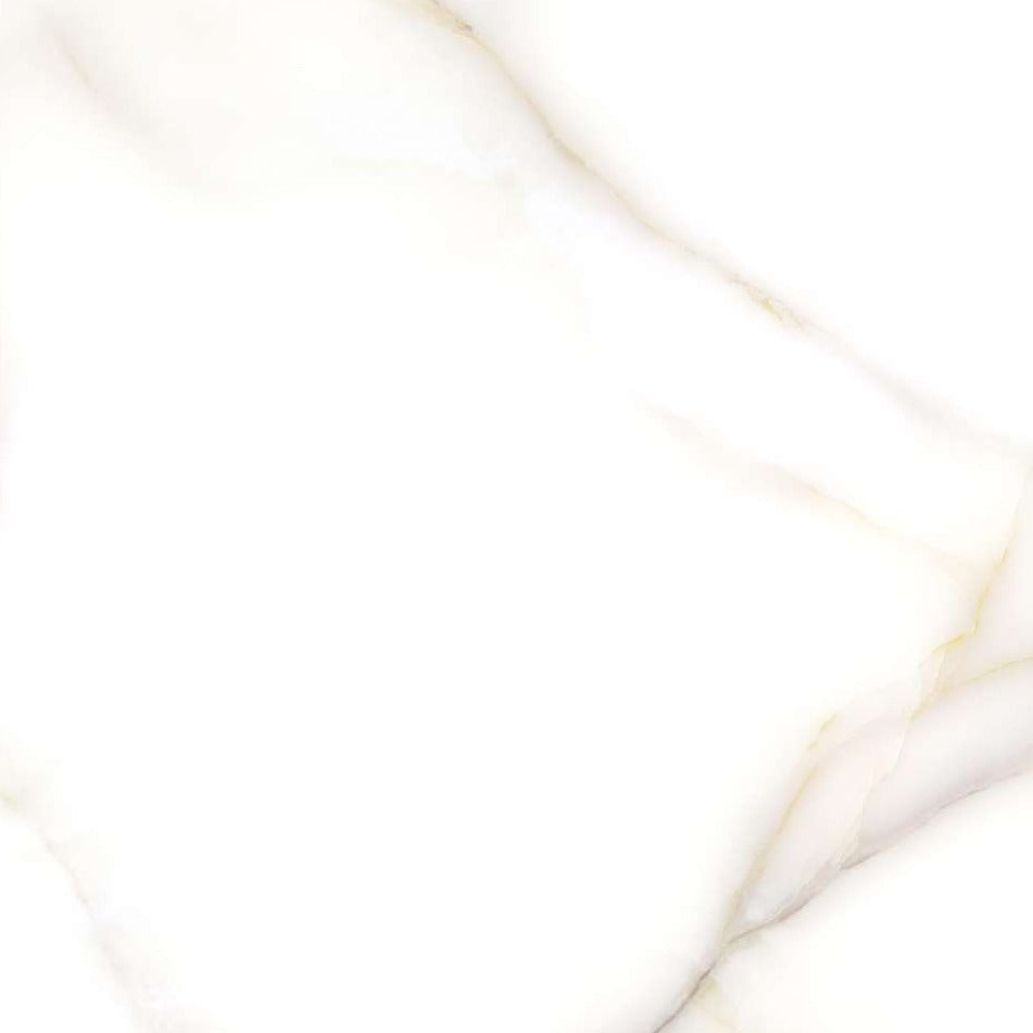 Glossy white and gold Onyx Malta Porcelain Wall And Floor Tiles for modern kitchens and bathrooms.