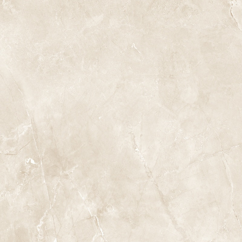 Hampton Cream floor and wall tiles with high-gloss finish, ideal for modern interior renovations.