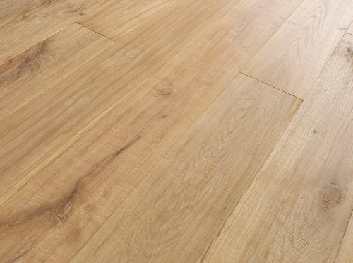 Handscraped smoked white oak engineered wood flooring with rustic texture, Porcelain Wall And Floor Tiles style