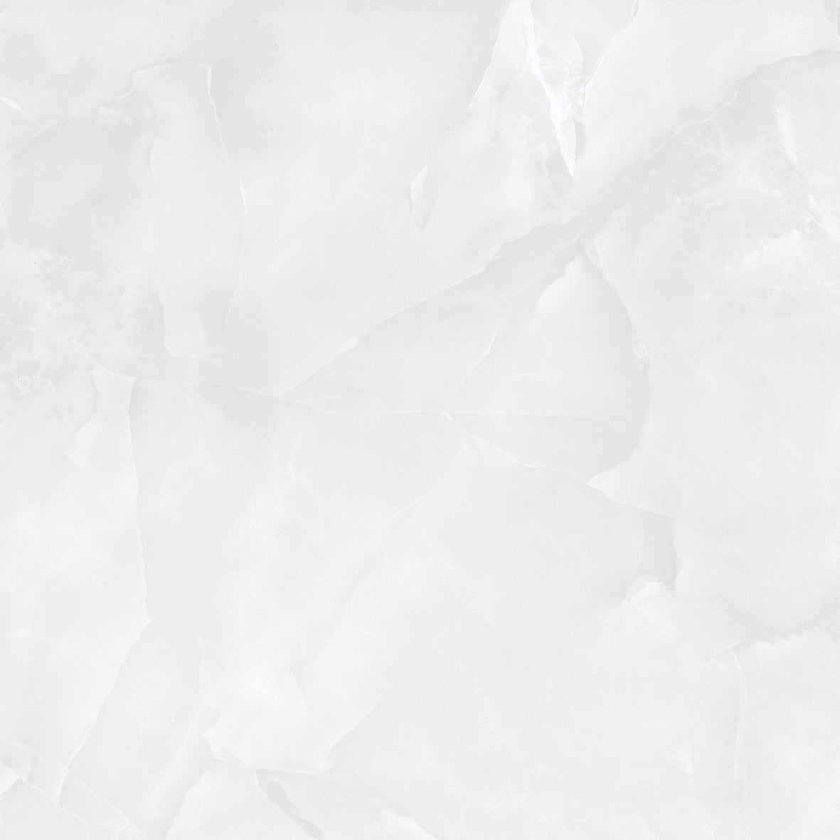 Polished white marble effect tiles with soft grey veining, ideal for kitchens and bathrooms.