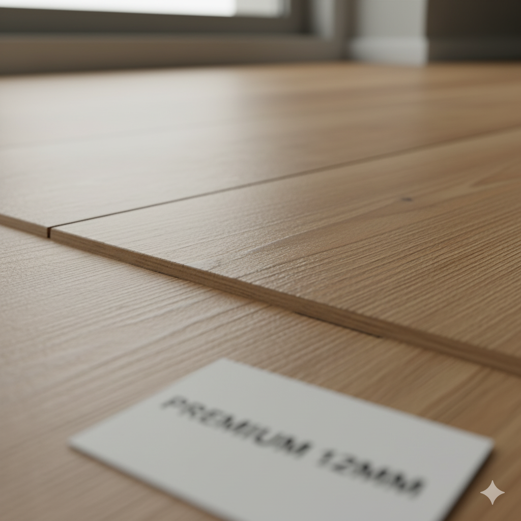 High Quality Laminate Flooring with click lock system, Madrid oak laminate for easy installation.