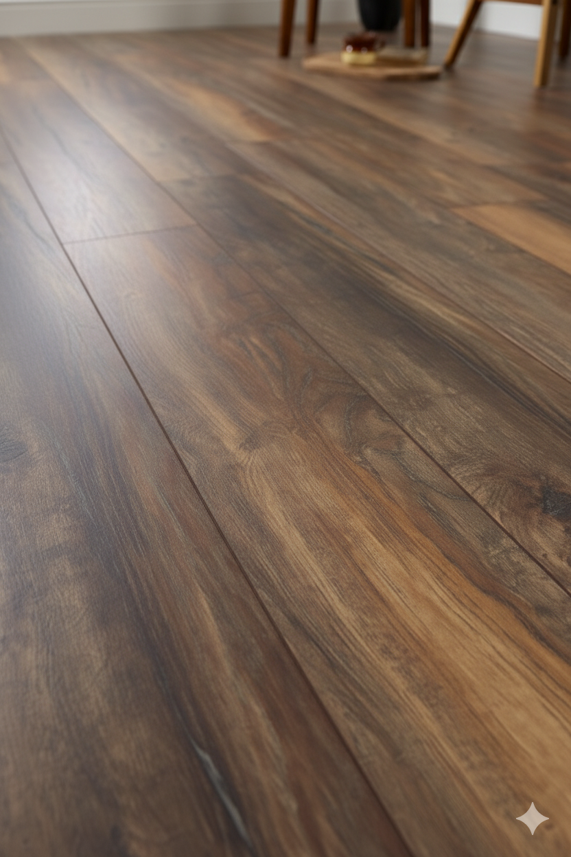 High Quality Laminate Flooring in elegant oak finish, Vortex ER Seville for modern commercial interiors.