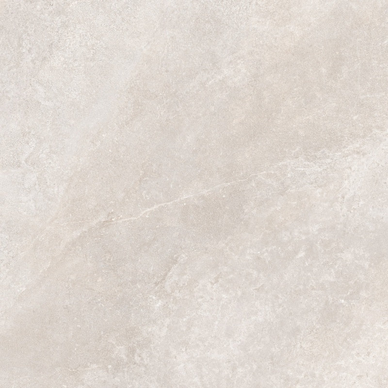 High-quality stone effect porcelain wall and floor tiles in warm pearl tone.
