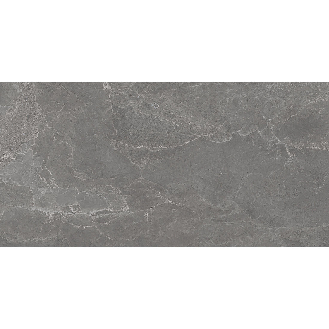 Large format grey Porcelain Wall And Floor Tiles with matt stone-effect finish for living rooms.