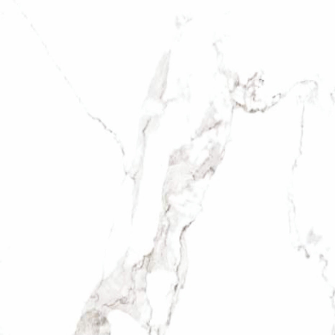 Large format Statuario Feather Porcelain Wall And Floor Tiles for bright and airy interiors.
