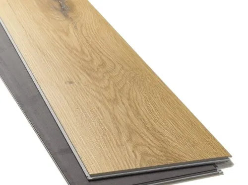 LVT/SPC Flooring with EVA foam underlay, waterproof rigid core vinyl planks for quiet and comfortable interiors.