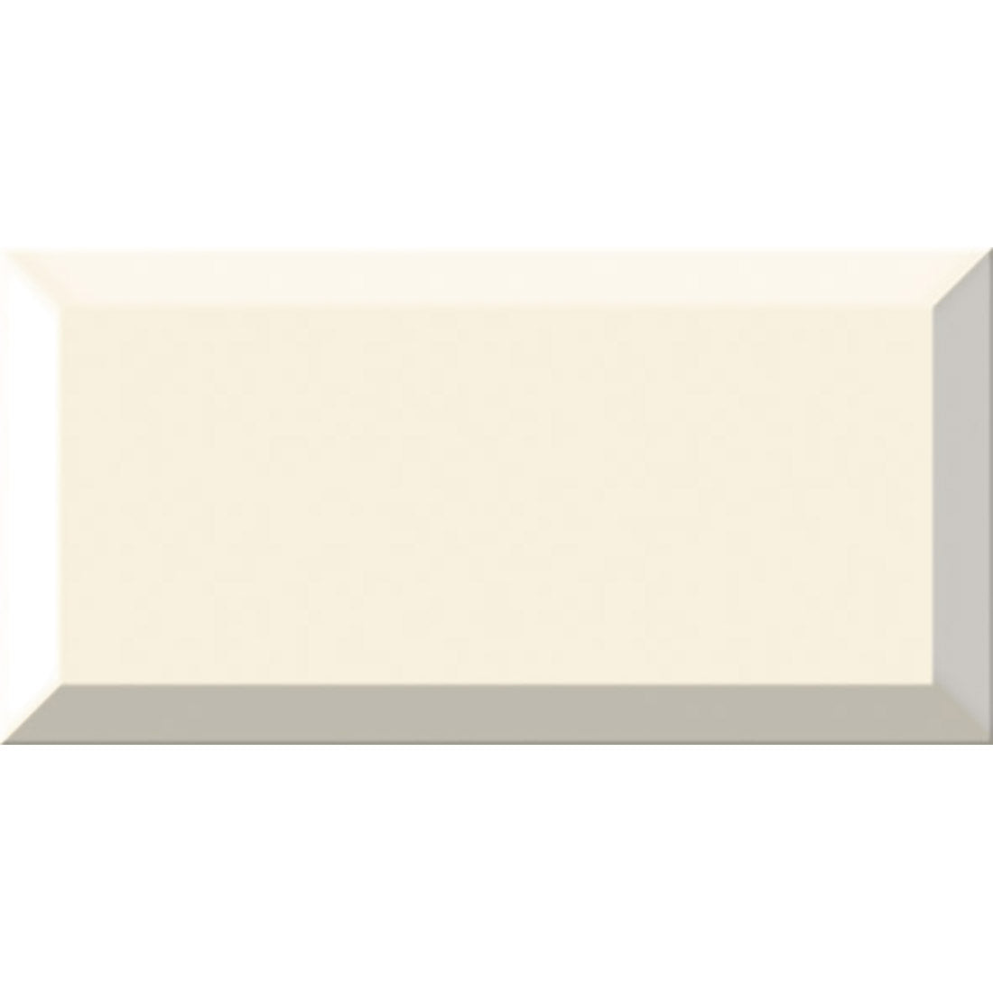 Metrotile Crema Gloss Bevelled Ceramic Tiles