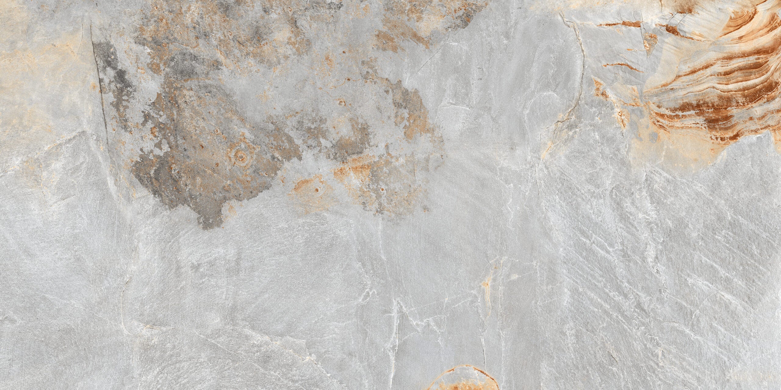 Modern grey Porcelain wall and floor tiles with marble effect and geometric pattern.
