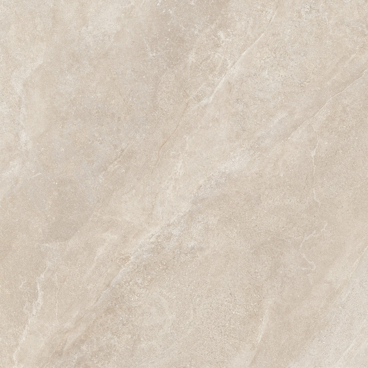 Modern ivory matt porcelain wall and floor tiles with refined stone look.