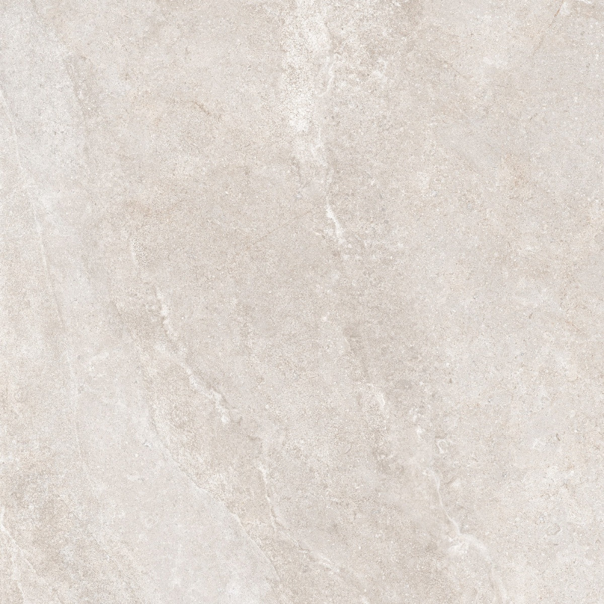 Nuances Pearl matt porcelain wall and floor tiles with soft neutral stone effect.