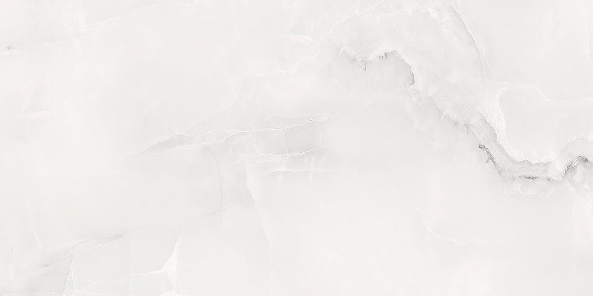 Onyx ice silver- Marble effect polished rectified tile