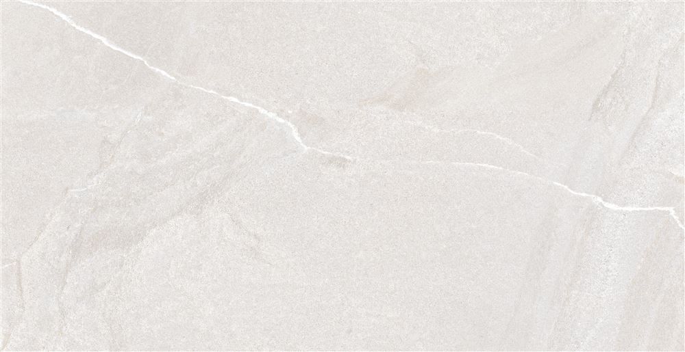 Outdoor friendly white stone effect porcelain tiles with durable matt finish