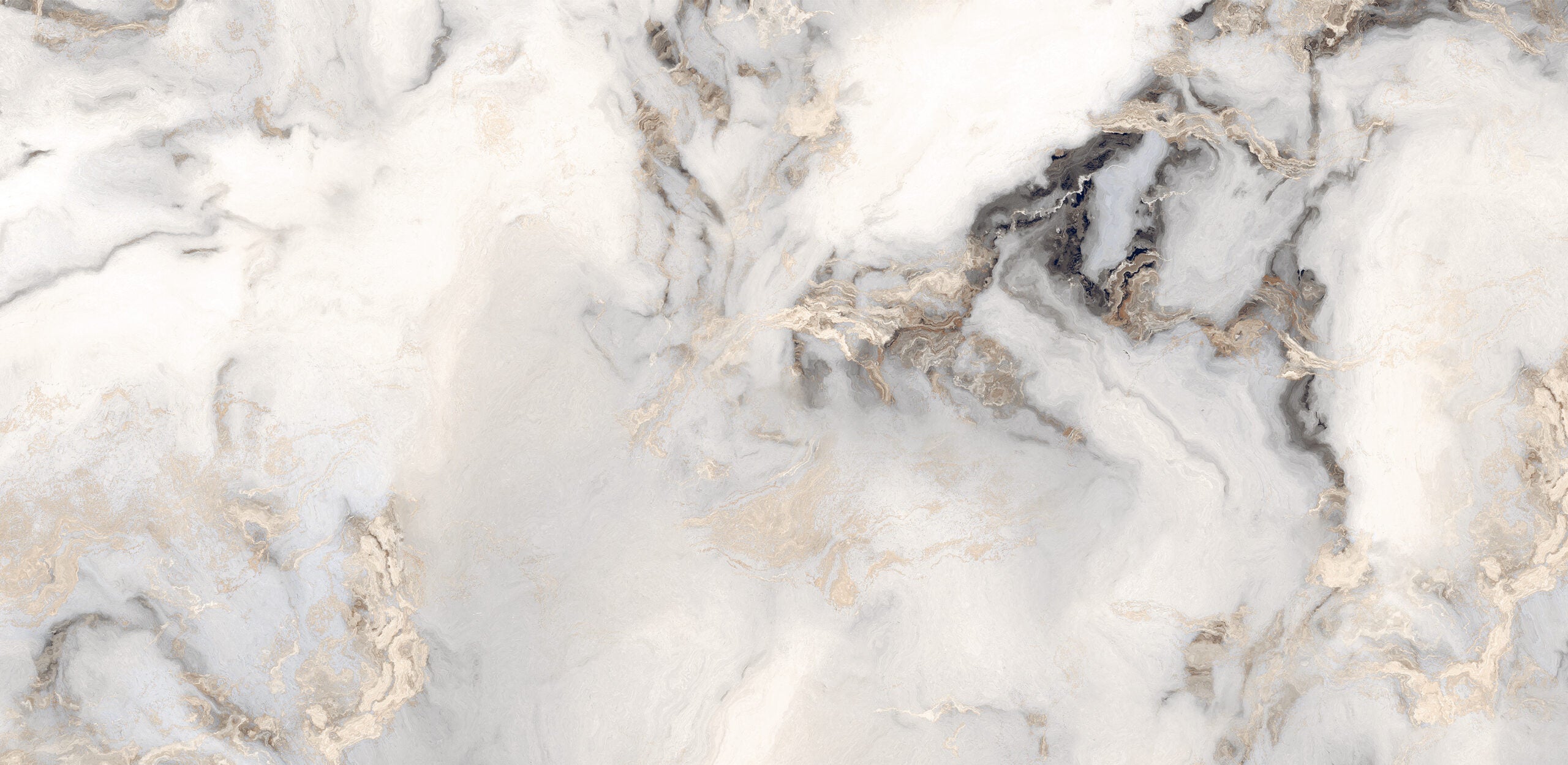 Premium porcelain wall and floor tiles with white marble design and elegant gold accents.