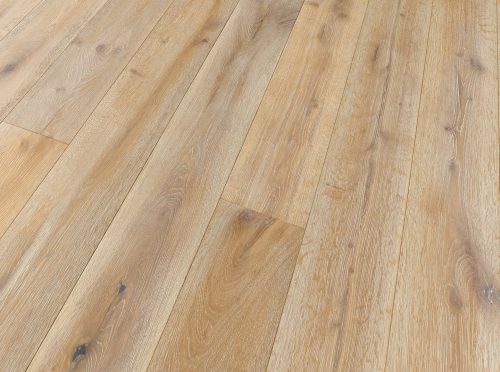 Premium white oak engineered wood flooring with deep brushed grain texture, Porcelain Wall And Floor Tiles style