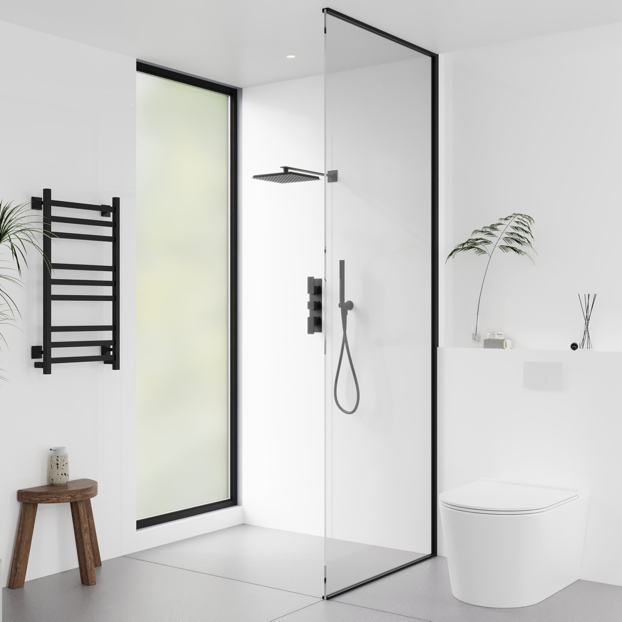 Reflective white gloss Bathroom wall panels with waterproof finish for modern interiors.