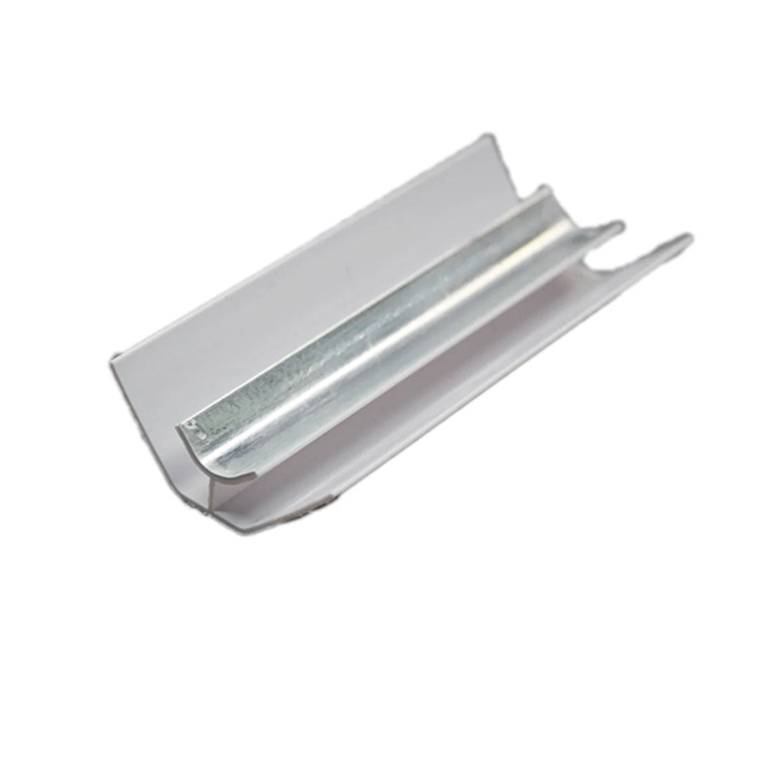 Silver Internal Corner Tile Trims for seamless wall cladding joints.