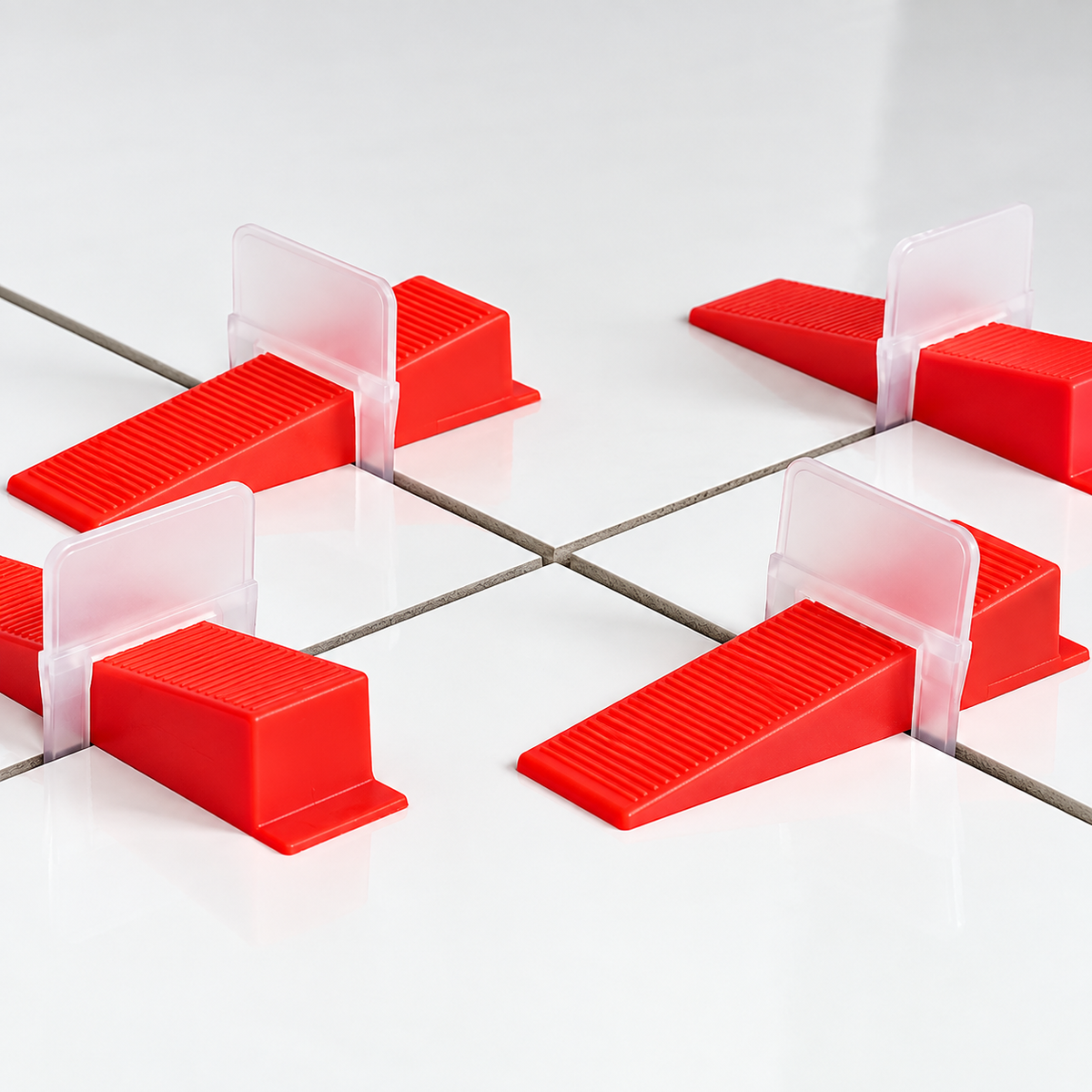 Durable tile levelling clips for wall and floor installation with 100 spacers, ideal Tile Accessories
