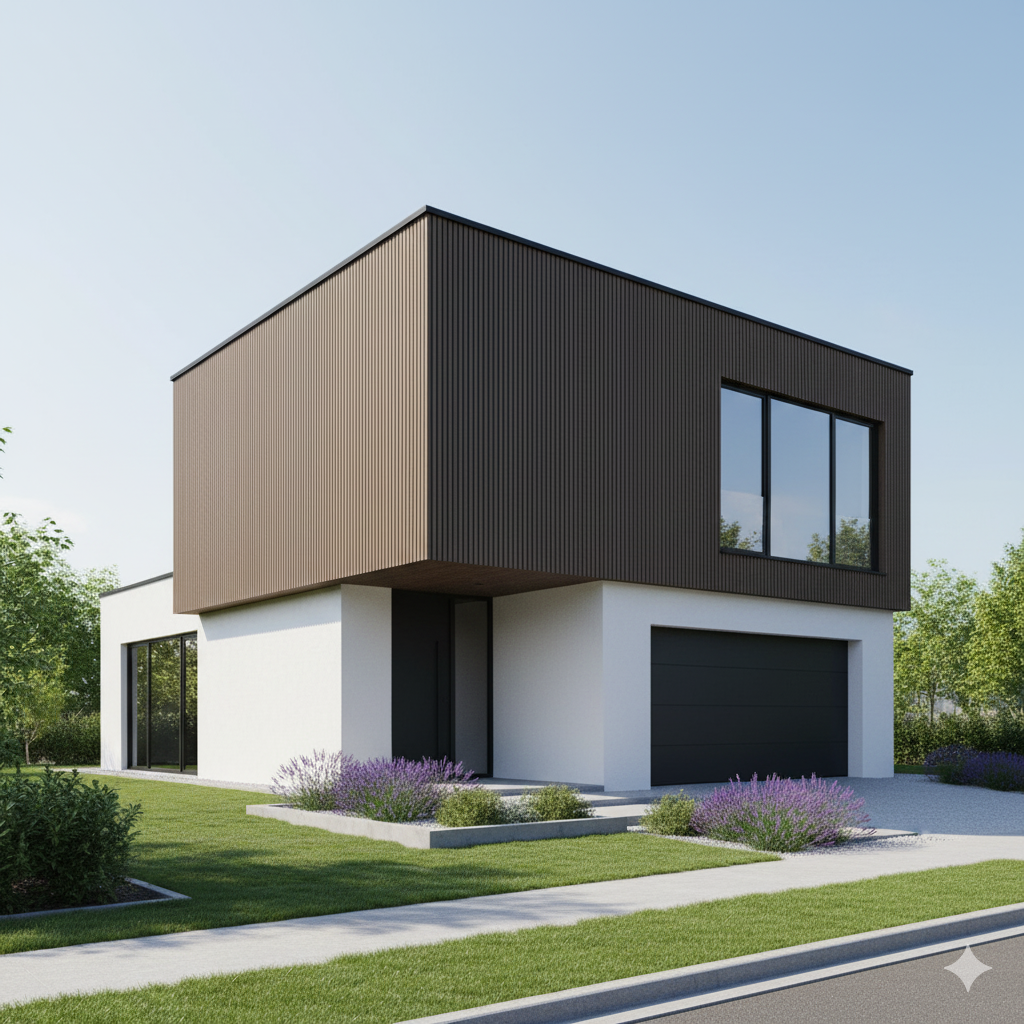 Walnut wood grain exterior Acoustic Panels for durable and stylish outdoor wall cladding.