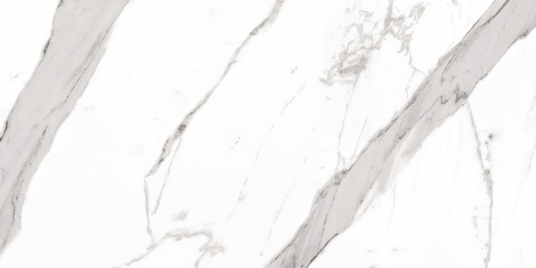 White marble Porcelain wall and floor tiles with soft grey veining design.