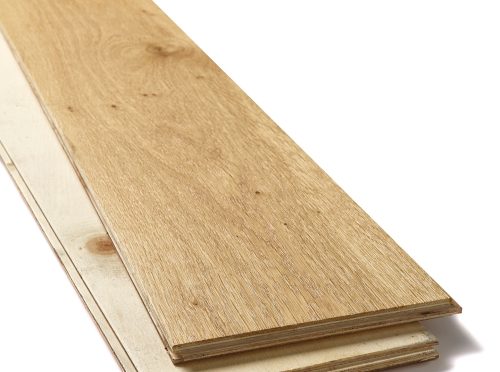 Natural Brushed & Lacquered Engineered Wood Flooring