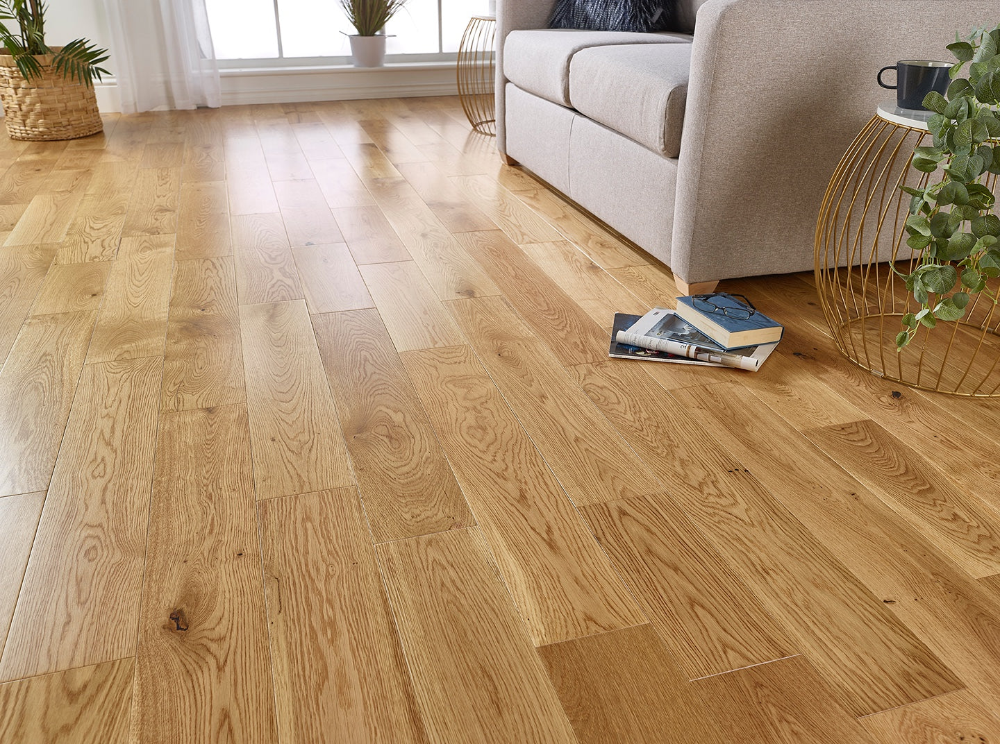 Natural UV Lacquered Engineered Wood Flooring