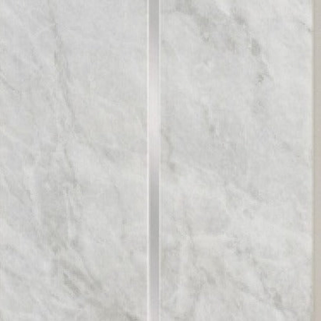 Classic Grey Marble Silver Strip PVC Cladding