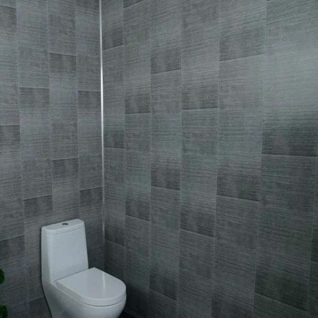 Dark Big Tile PVC Cladding