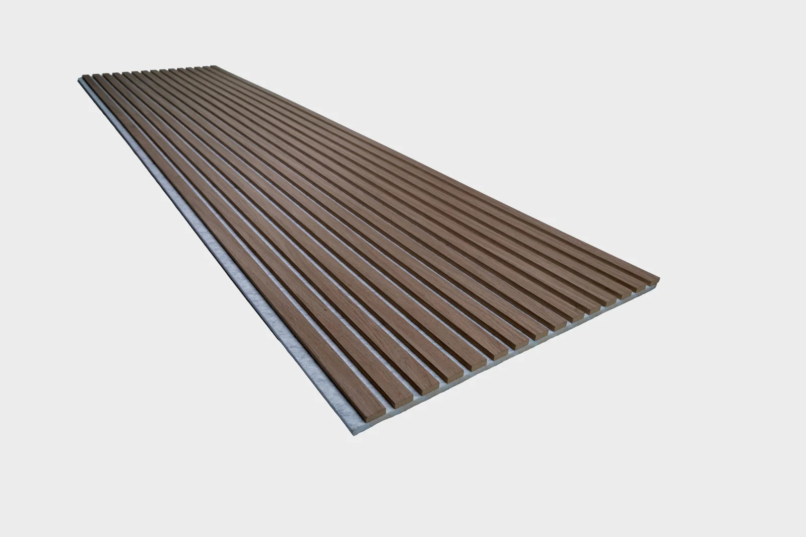 White Pelt Walnut JK Wooden Slat Acoustic Wall Panel