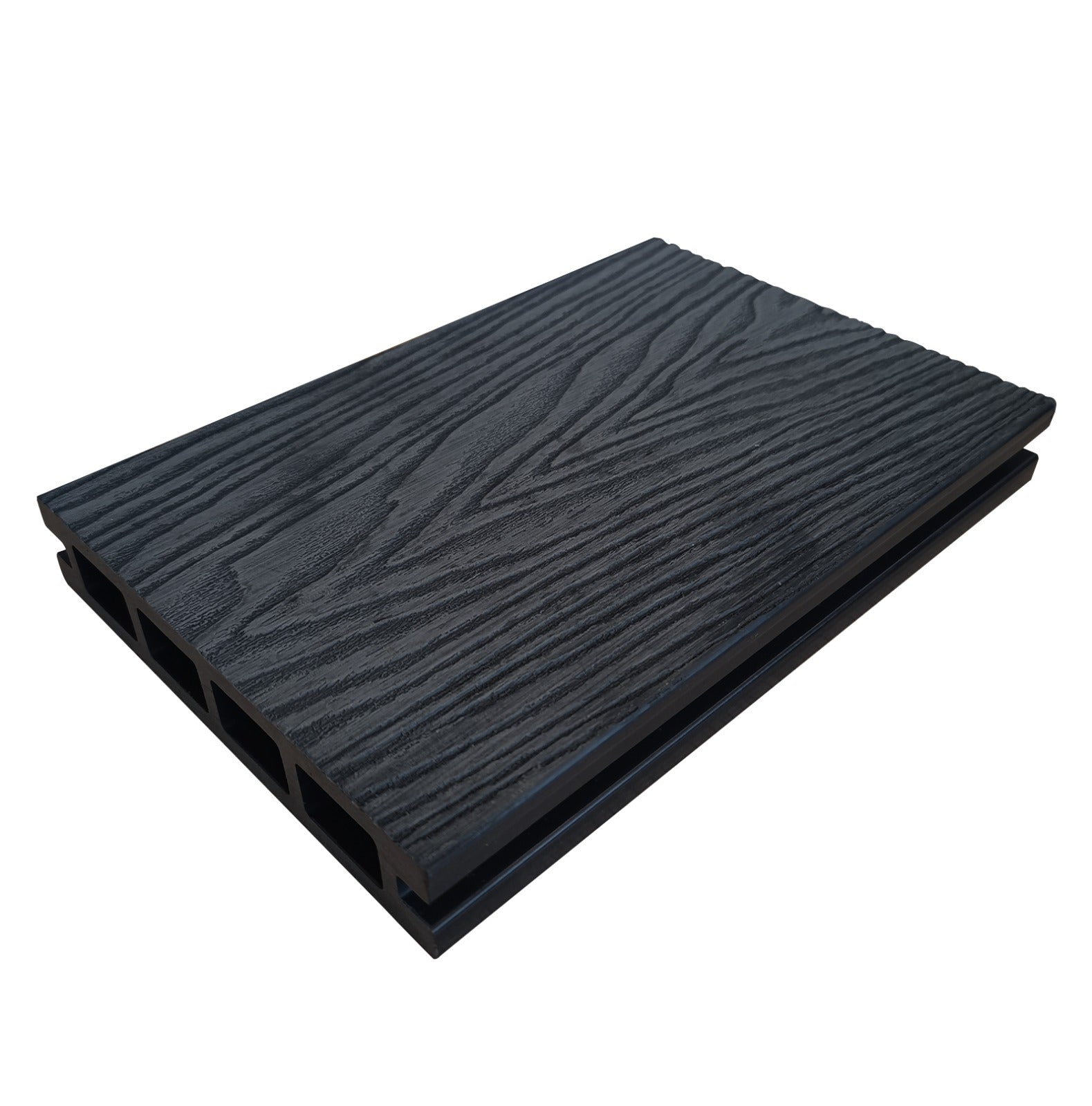 Piece of Charcoal Outdoor Decking for flooring.