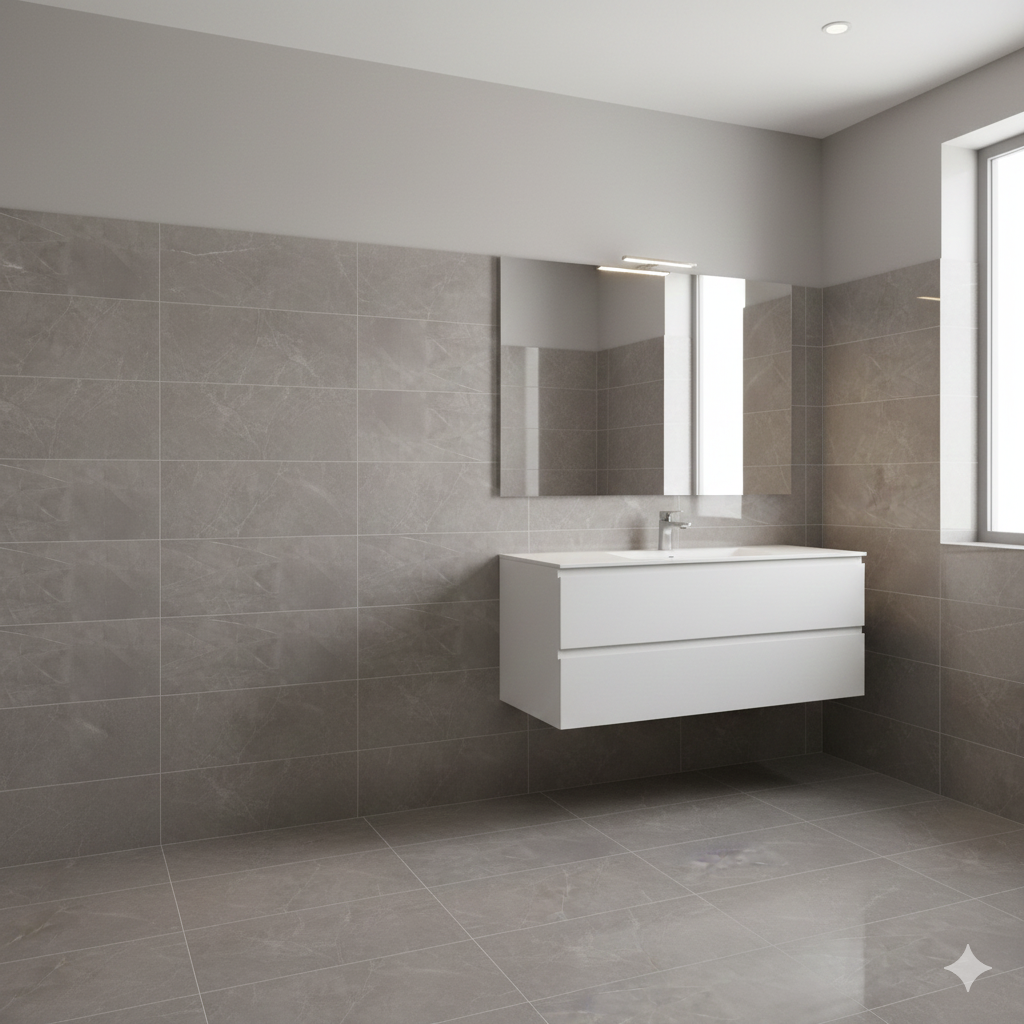 Armani Gris Polished Porcelain Wall Tiles