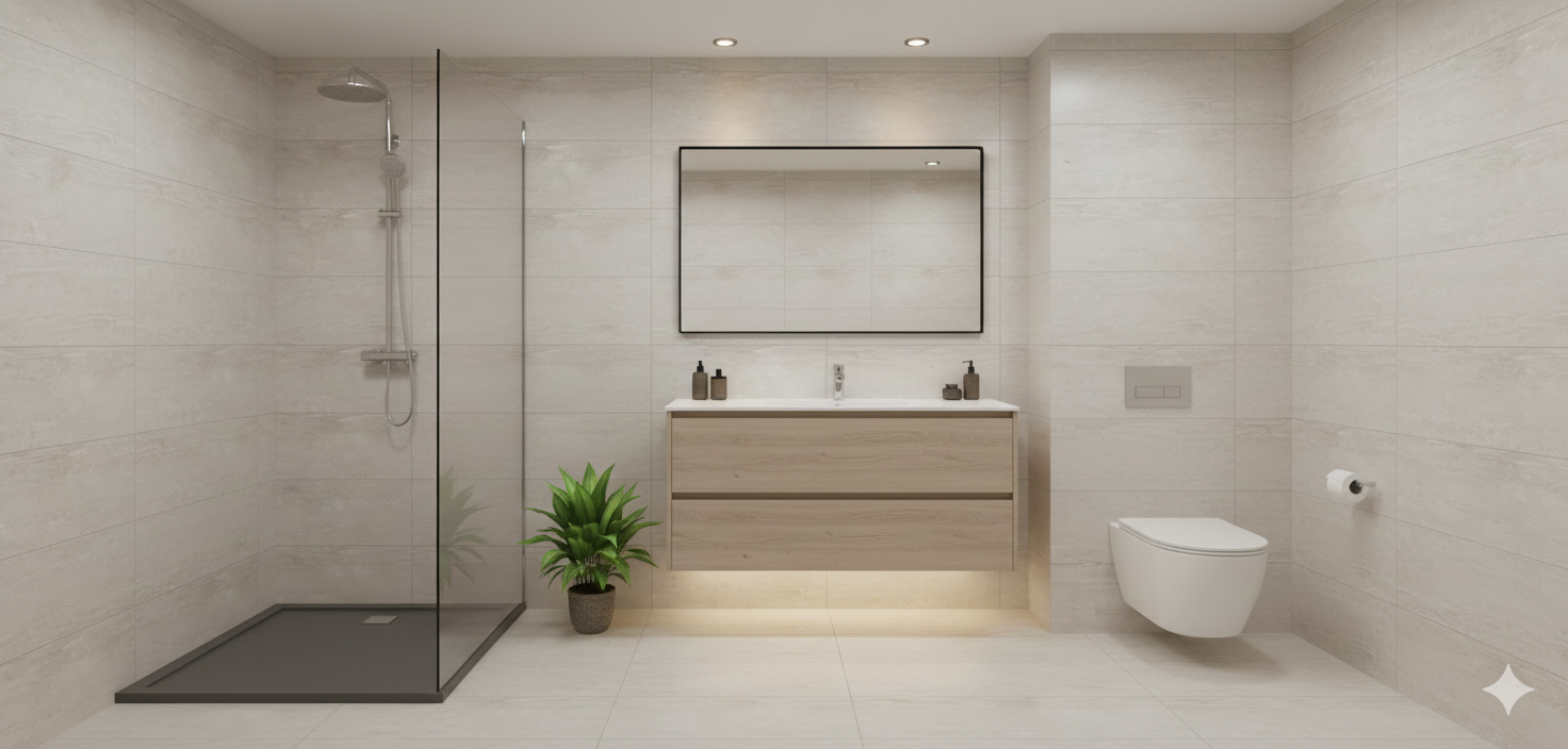 Salerno Beige Marble Effect Wall Tiles