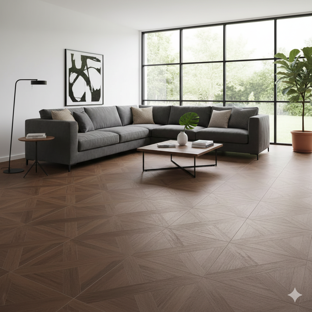 Parquet Oak Wood Effect Modern Floor Tiles